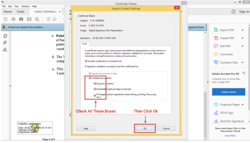 Import Contact Setting