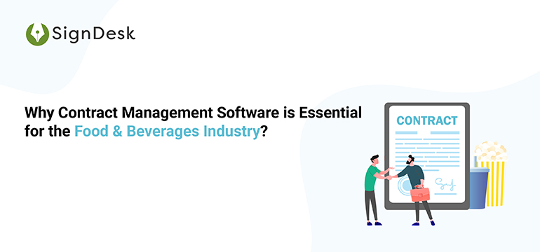 contract management software for food and beverages industry