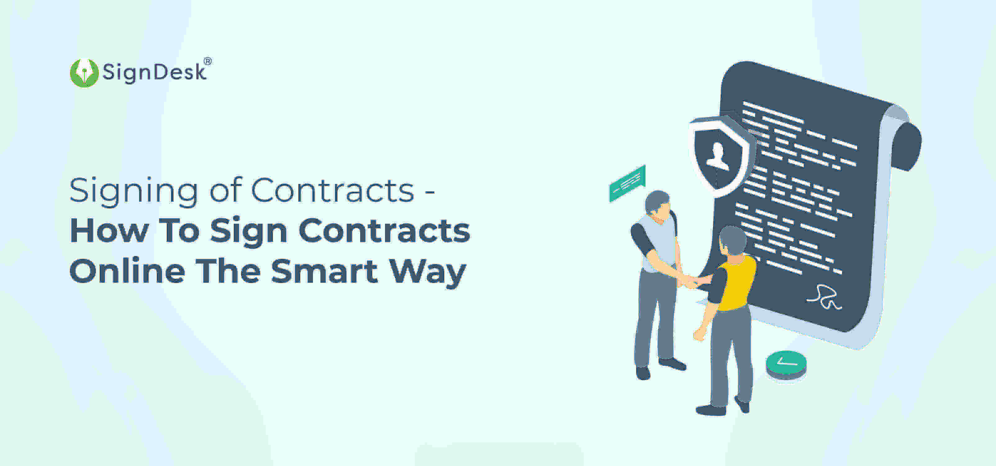 signing of contracts