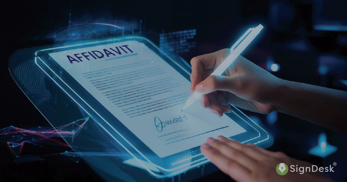 An image representing an affidavit