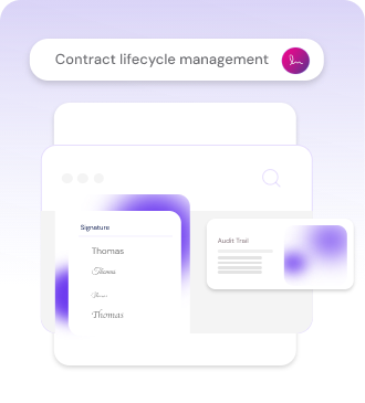 Electronic signature illustration