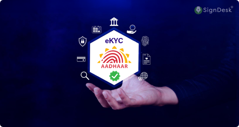 Digital signature and aadhaar based electronic signature