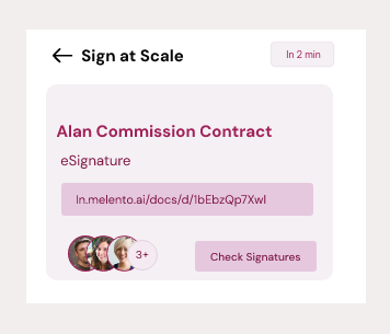 Sign at Scale