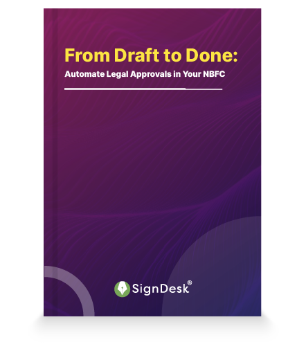 NBFC legal approvals automation ebook cover